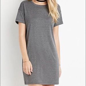 Gray T-Shirt Dress